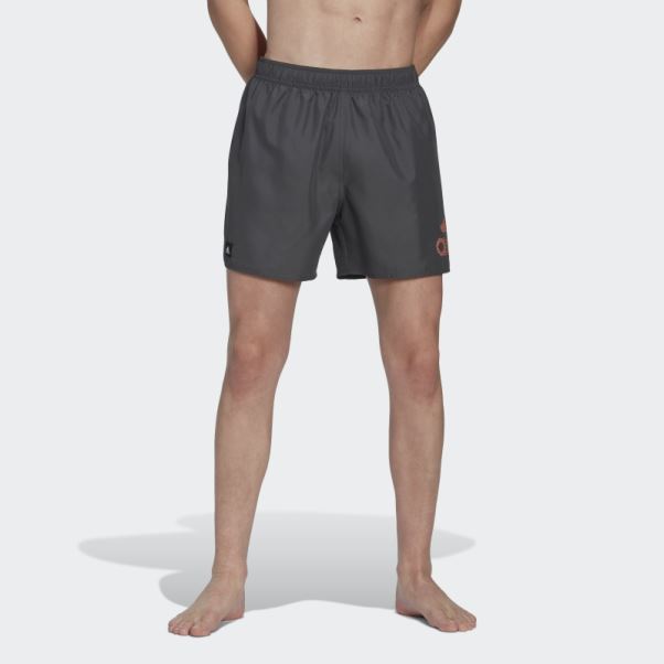 Short De Bain Court Adidas Clx Gris