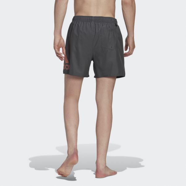 Short De Bain Court Adidas Clx Gris