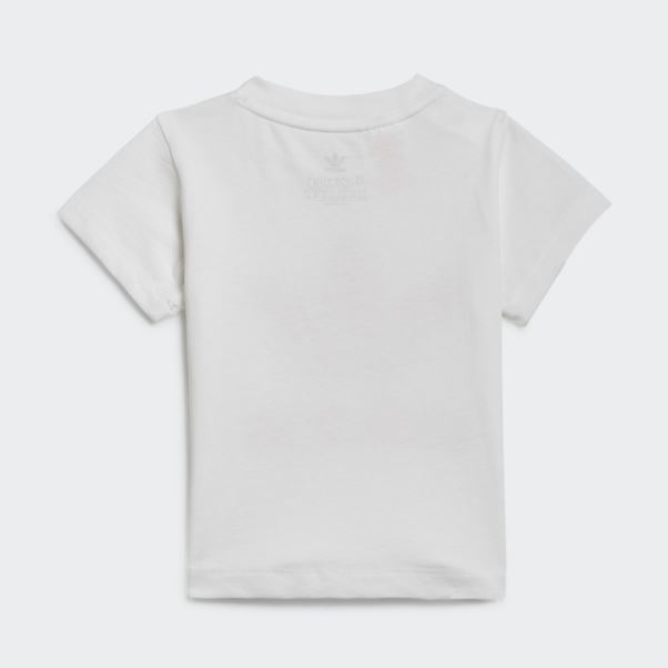 Ensemble T-shirt Short Adidas Trèfle Blanc