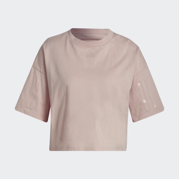 Tee Shirt Hyperglam Boxy Rose Vapeur Adidas