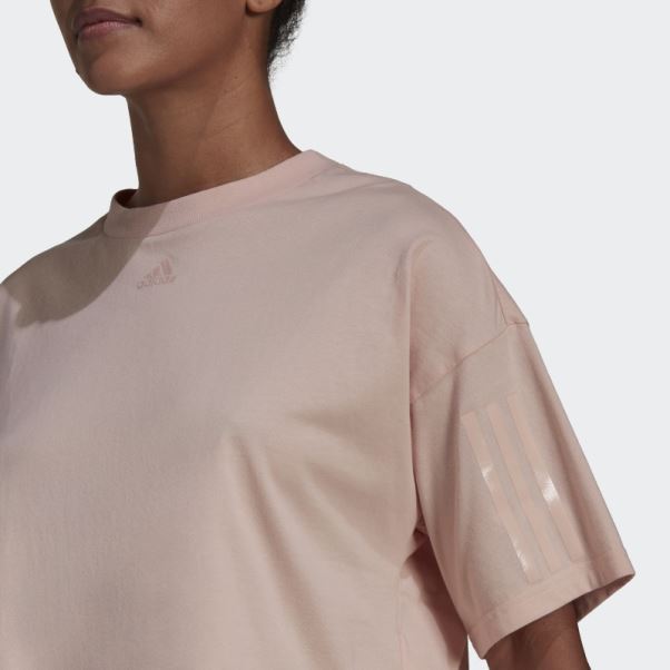 Tee Shirt Hyperglam Boxy Rose Vapeur Adidas
