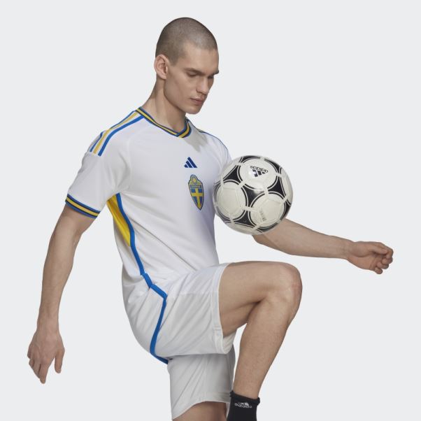 Maillot Sweden 22 Extérieur Blanc Adidas