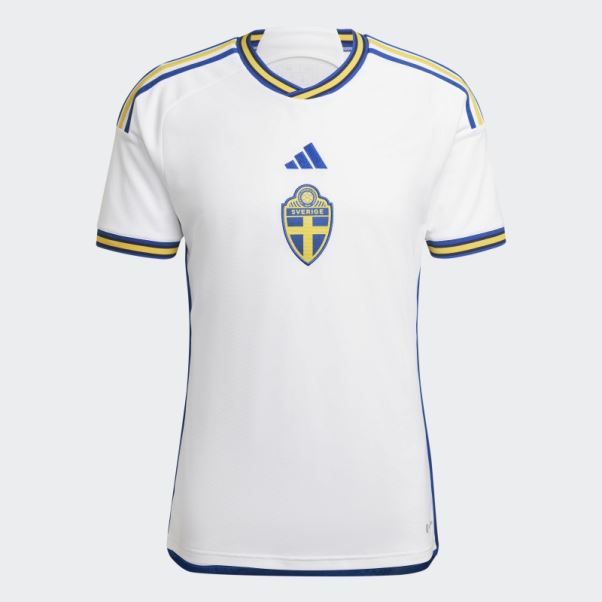 Maillot Sweden 22 Extérieur Blanc Adidas