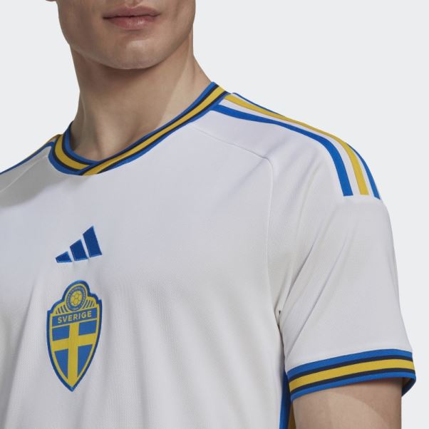 Maillot Sweden 22 Extérieur Blanc Adidas