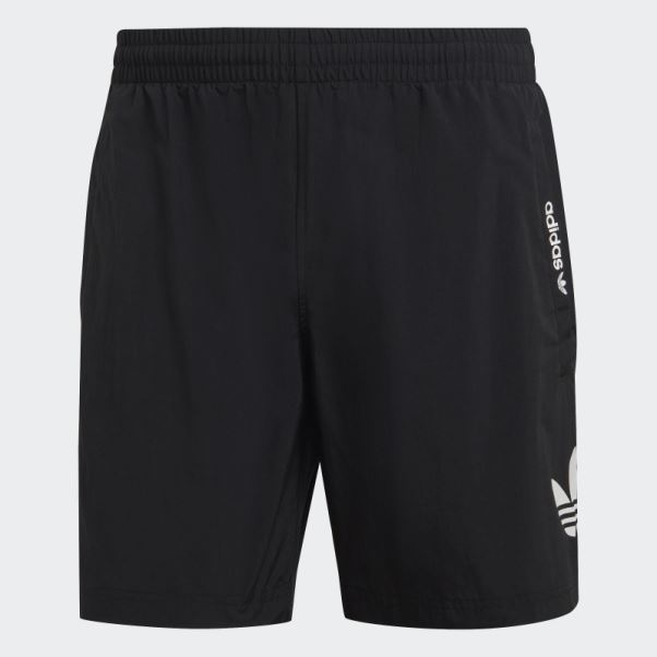 Short De Bain Trèfle Originals Essentials Adidas Noir