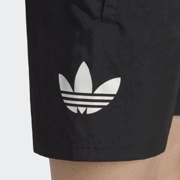 Short De Bain Trèfle Originals Essentials Adidas Noir