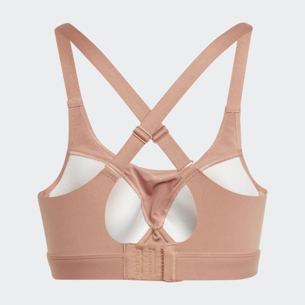 Soutien-gorge D'entraînement à Maintien élevé Adidas Sur Mesure Impact Luxe Terre Battue