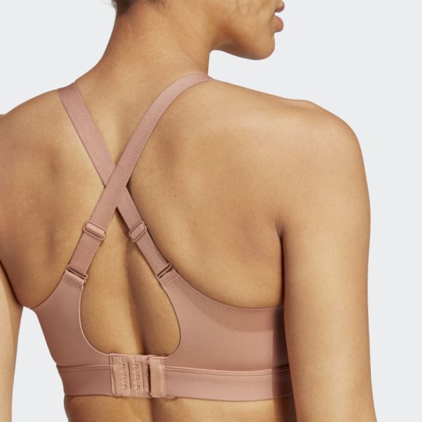 Soutien-gorge D'entraînement à Maintien élevé Adidas Sur Mesure Impact Luxe Terre Battue