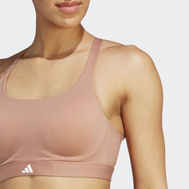 Soutien-gorge D'entraînement à Maintien élevé Adidas Sur Mesure Impact Luxe Terre Battue