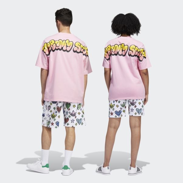 Short Adidas Jeremy Scott Monogram Blanc (non Genré)