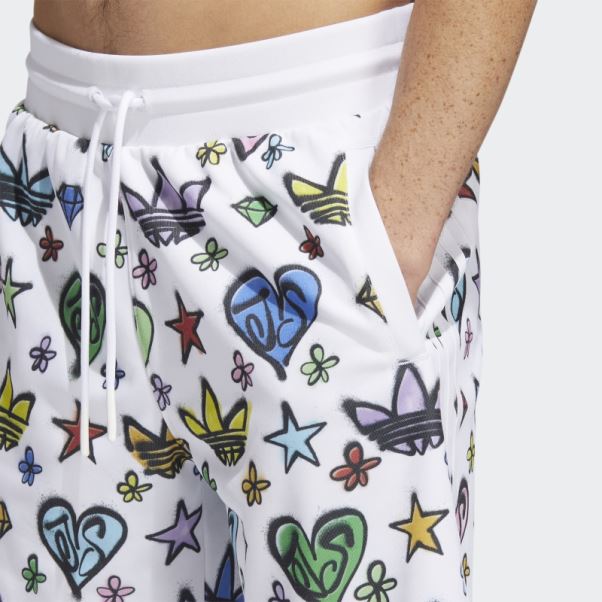 Short Adidas Jeremy Scott Monogram Blanc (non Genré)