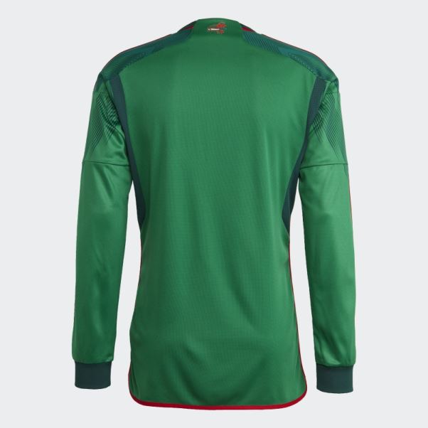 Adidas Mexico 22 Maillot Domicile Manches Longues Vert