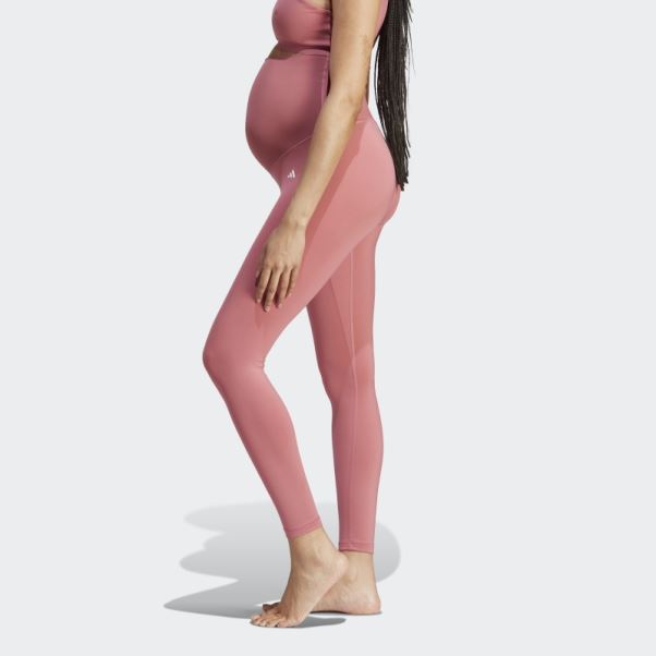 Legging Yoga 7/8 (maternité) Rose Adidas