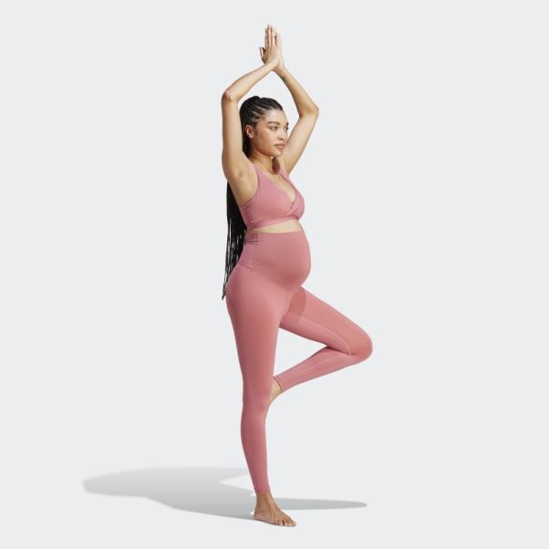 Legging Yoga 7/8 (maternité) Rose Adidas