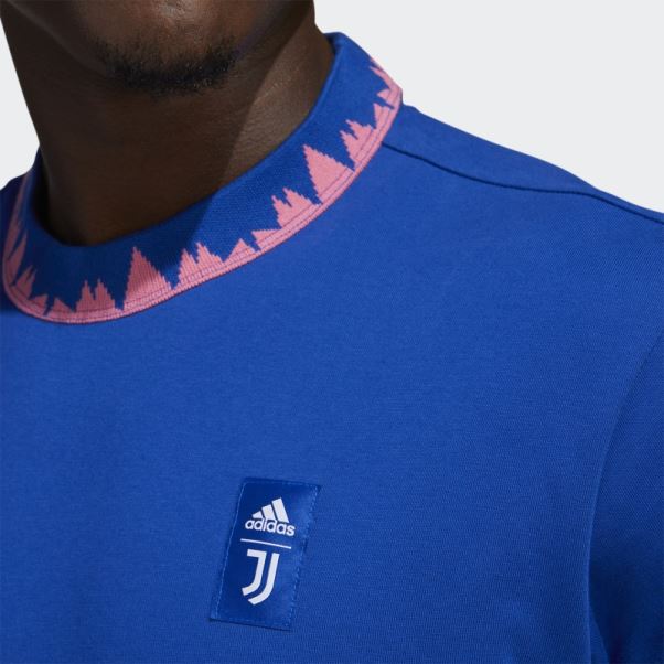 T-shirt En Coton épais Lifestyler De La Juventus Royal Adidas
