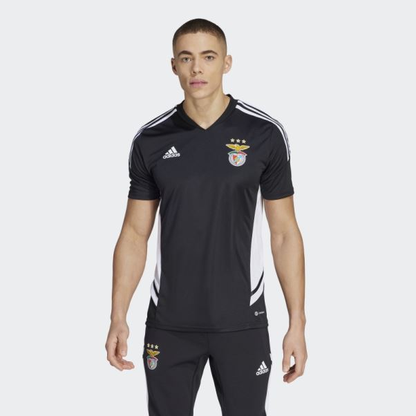 Maillot D'entrainement Benfica Condivo Noir Adidas