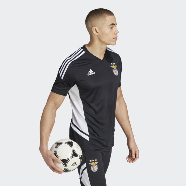 Maillot D'entrainement Benfica Condivo Noir Adidas