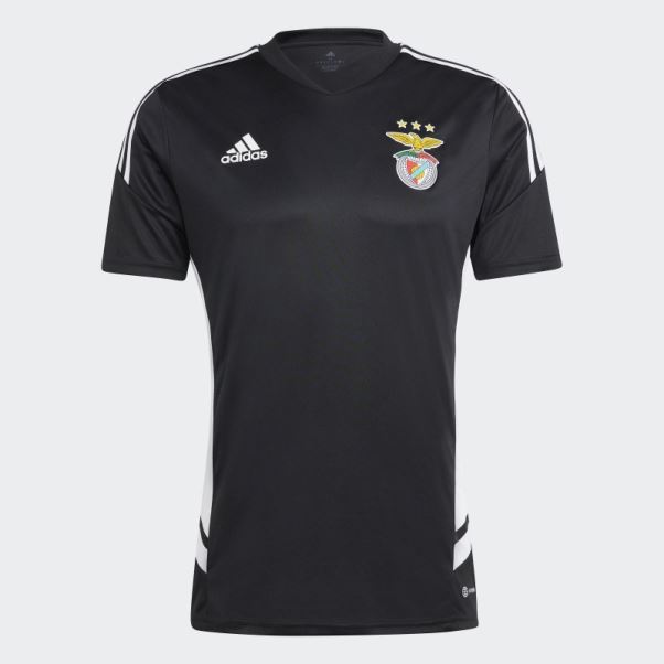 Maillot D'entrainement Benfica Condivo Noir Adidas