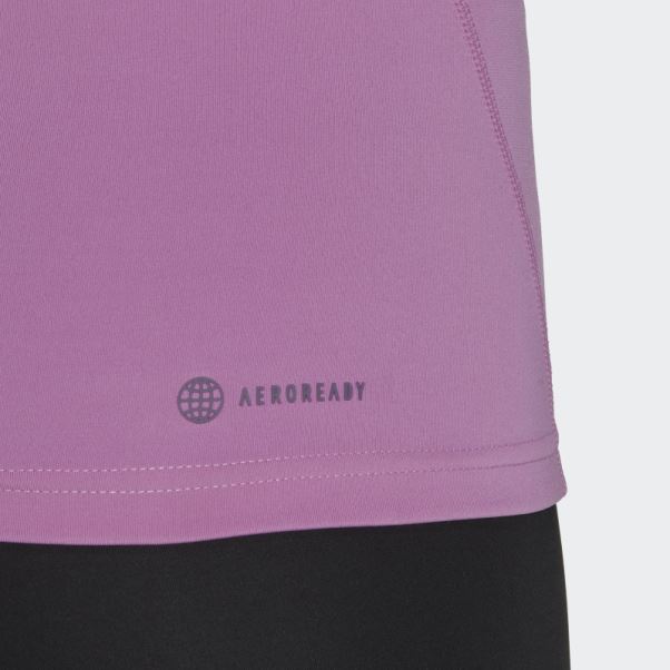 Techfit Aeroready Warm Haut D'entraînement à Manches Longues Adidas Lilas