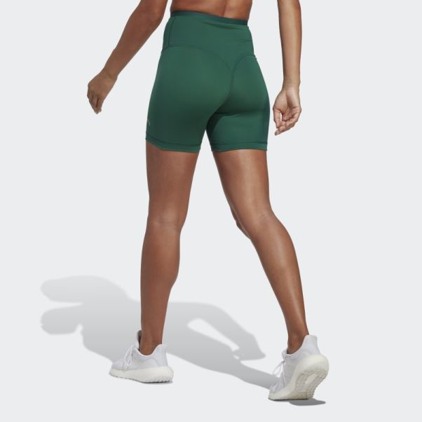 Leggings Sports Club Short Taille Haute Adidas Vert