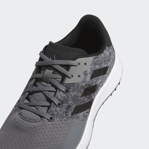 S2g Sl Chaussures De Golf Larges Gris Adidas