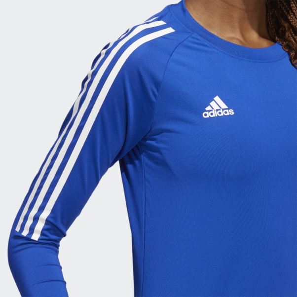 Adidas Maillot Manches Longues Hilo Bleu Royal