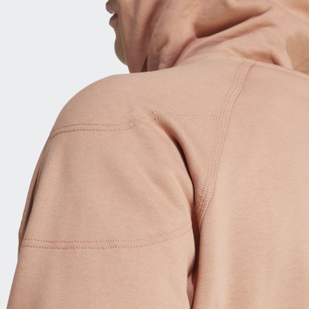Sweat à Capuche Adidas Lounge Fleece Terre Battue