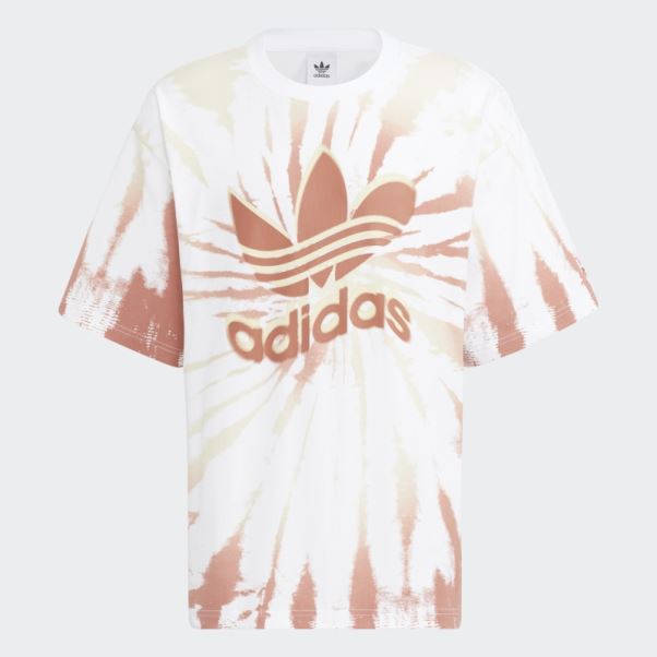 T-shirt Extérieur Tie-dye Blanc Adidas