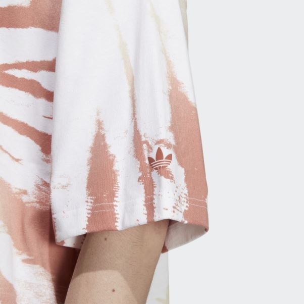 T-shirt Extérieur Tie-dye Blanc Adidas