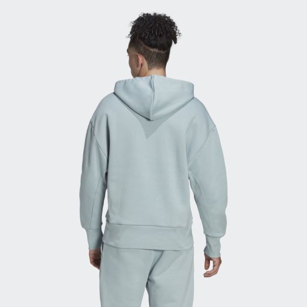 Adidas Studio Lounge Fleece Sweat à Capuche Gris