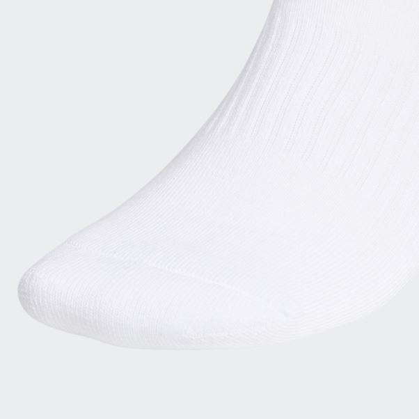 Adidas Forum Rib Crew Chaussettes Blanches 3 Paires