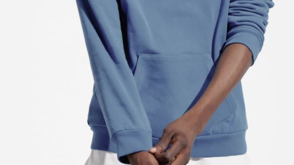Adidas Sweat à Capuche Logo Reclaim Bleu Altéré