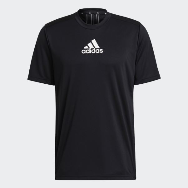 Conçu Pour Déplacer Le Sport 3-stripes Tee Adidas Noir
