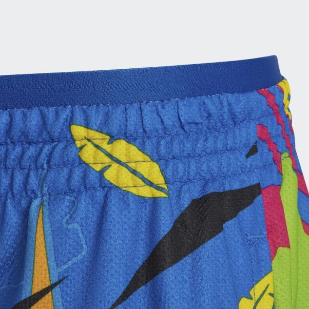 Short Adidas X Lego Vidiyo Bleu
