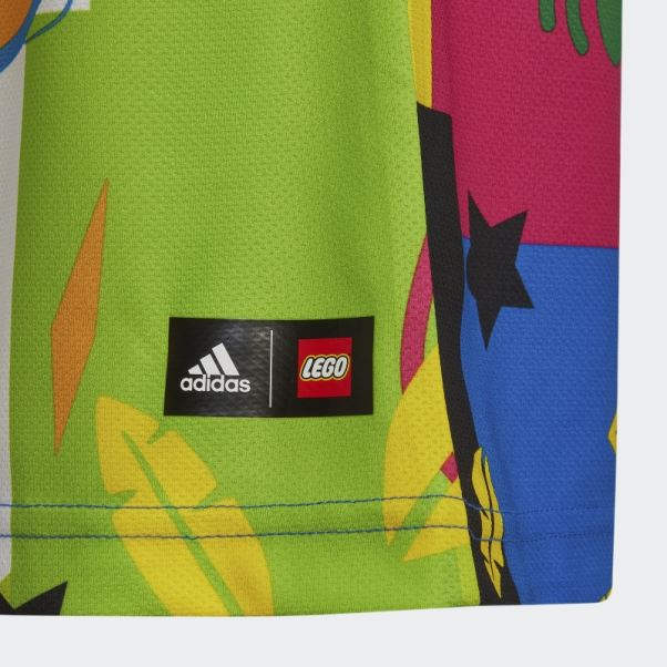 Short Adidas X Lego Vidiyo Bleu