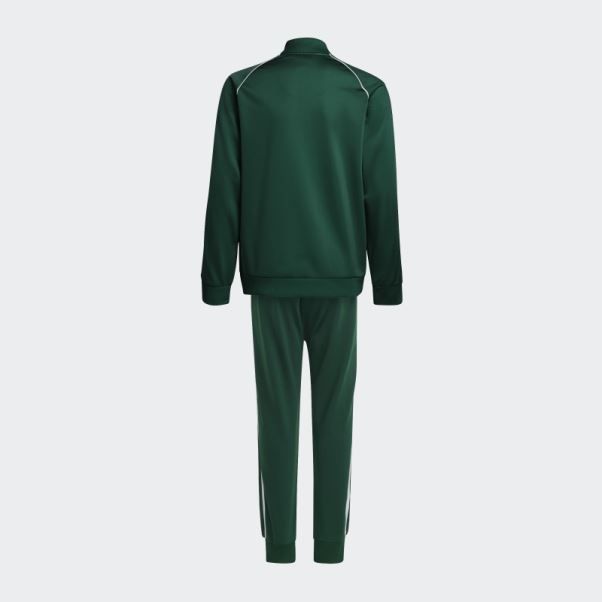 Survetement Adidas Adicolor Sst Vert Fonce