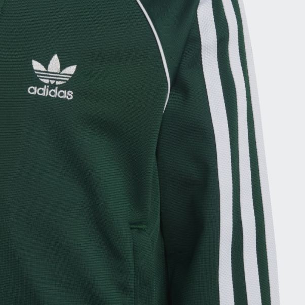 Survetement Adidas Adicolor Sst Vert Fonce