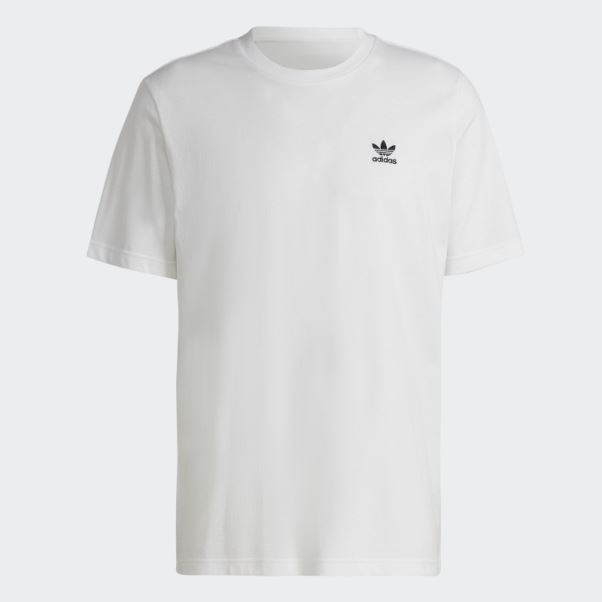 Adicolor Classics T-shirt Trèfle Boxy Dos Et Devant Blanc Adidas