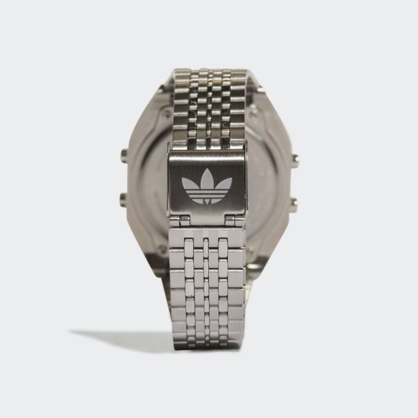 Montre Numérique Deux Sst Adidas Argent