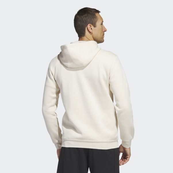Sweat à Capuche Graphique Adidas Nyc Blanc