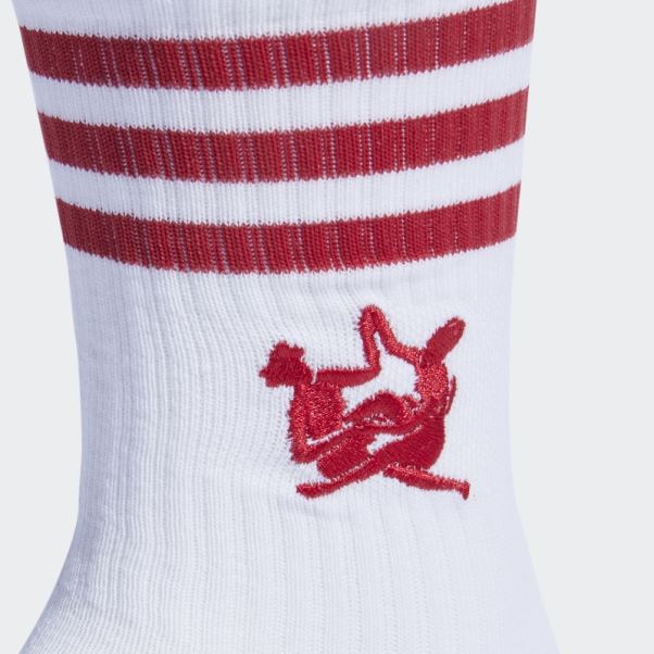 Chaussettes Adidas Thebe Magugu Crew Blanches 2 Paires
