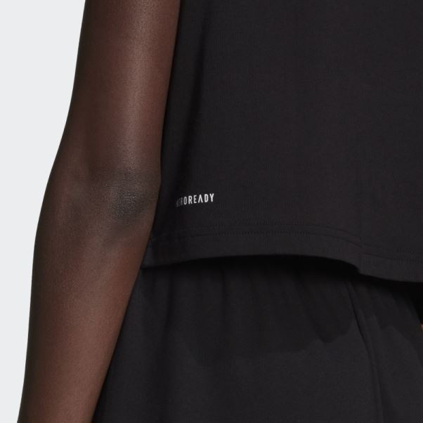 Aeroready Made For Training T-shirt De Sport Noir Adidas