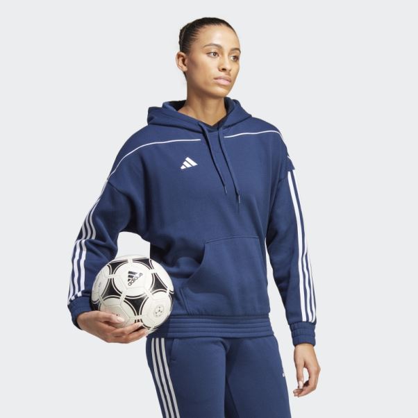 Sweat à Capuche Tiro 23 League Bleu Marine Adidas Mode