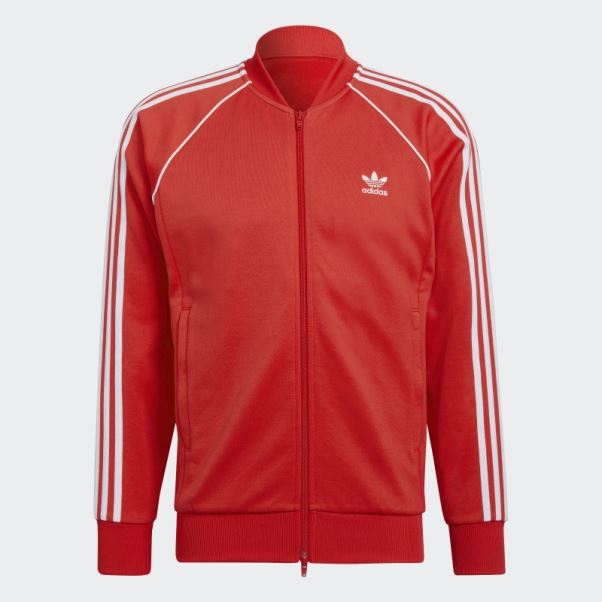 Veste De Survêtement Adicolor Classics Primeblue Sst Adidas Rouge
