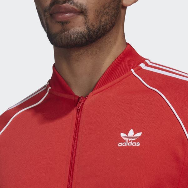 Veste De Survêtement Adicolor Classics Primeblue Sst Adidas Rouge