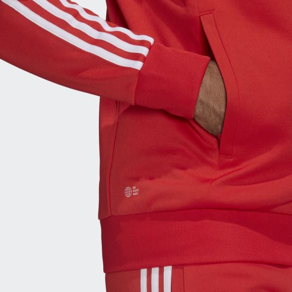 Veste De Survêtement Adicolor Classics Primeblue Sst Adidas Rouge