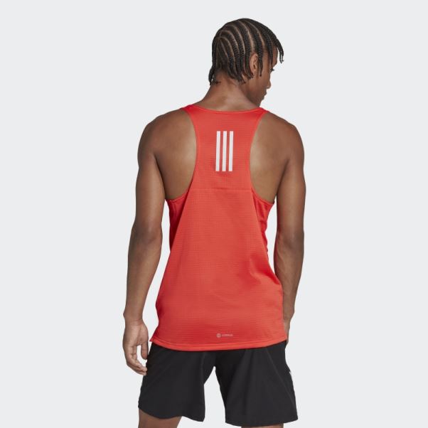 Posséder Le Maillot De Course Rouge Adidas