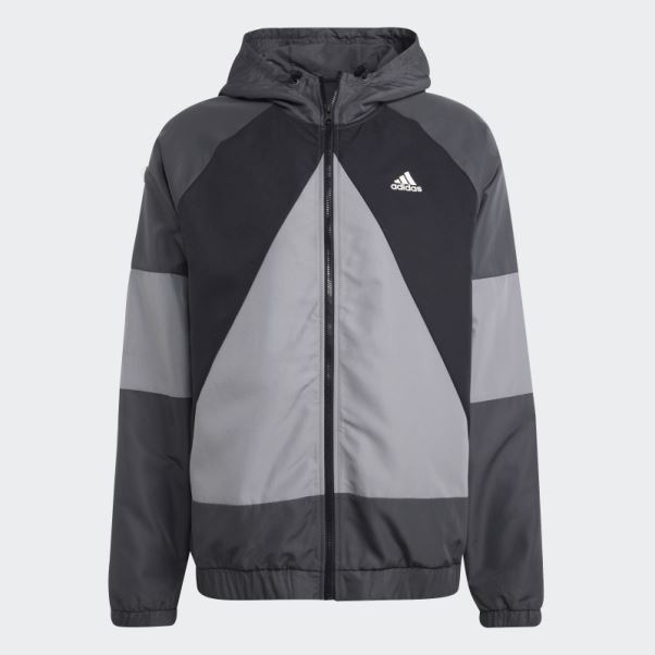 Adidas Survetement Colorblock Gris