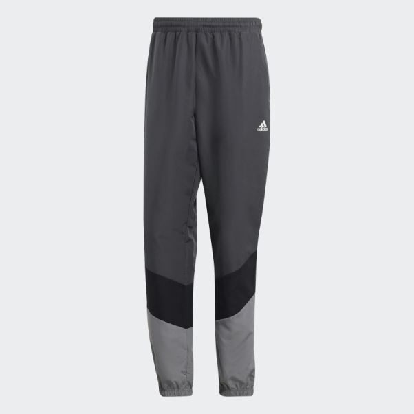 Adidas Survetement Colorblock Gris