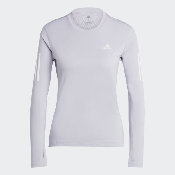 T-shirt à Manches Longues Adidas Silver Dawn Own The Run